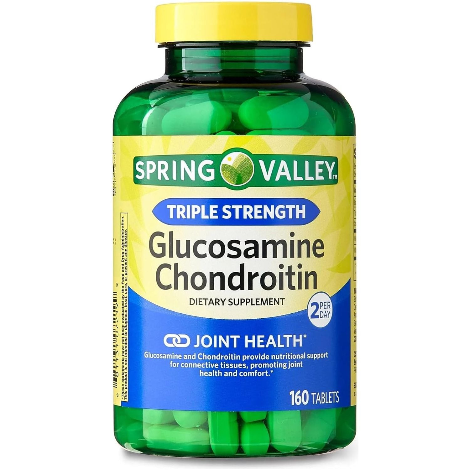 Spring Valley - Glucosamine Chondroitin, Triple Strength, 160 Tablets