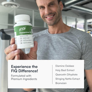 FIQ - Histamine IQ - Diamine Oxidase Supplement - Histamine & Immune Support - 60 Capsules