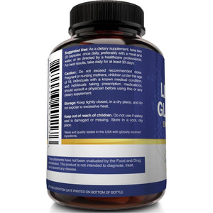 Nutriflair Liposomal Glutathione Supplement Setria® 700Mg - Pure Reduced, Stable Form L-Glutathione Reductase (GSH) 60 Capsules