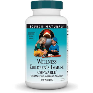 Source Naturals Wellness Children'S Immune Chewable, Berry Flavored - 60 Wafers