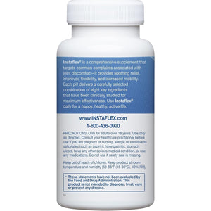 Instaflex Joint Support Supplement - Clinically Studied Joint Relief Blend of Glucosamine, MSM, White Willow, Turmeric, Ginger, Cayenne, Hyaluronic Acid - 90 Capsules