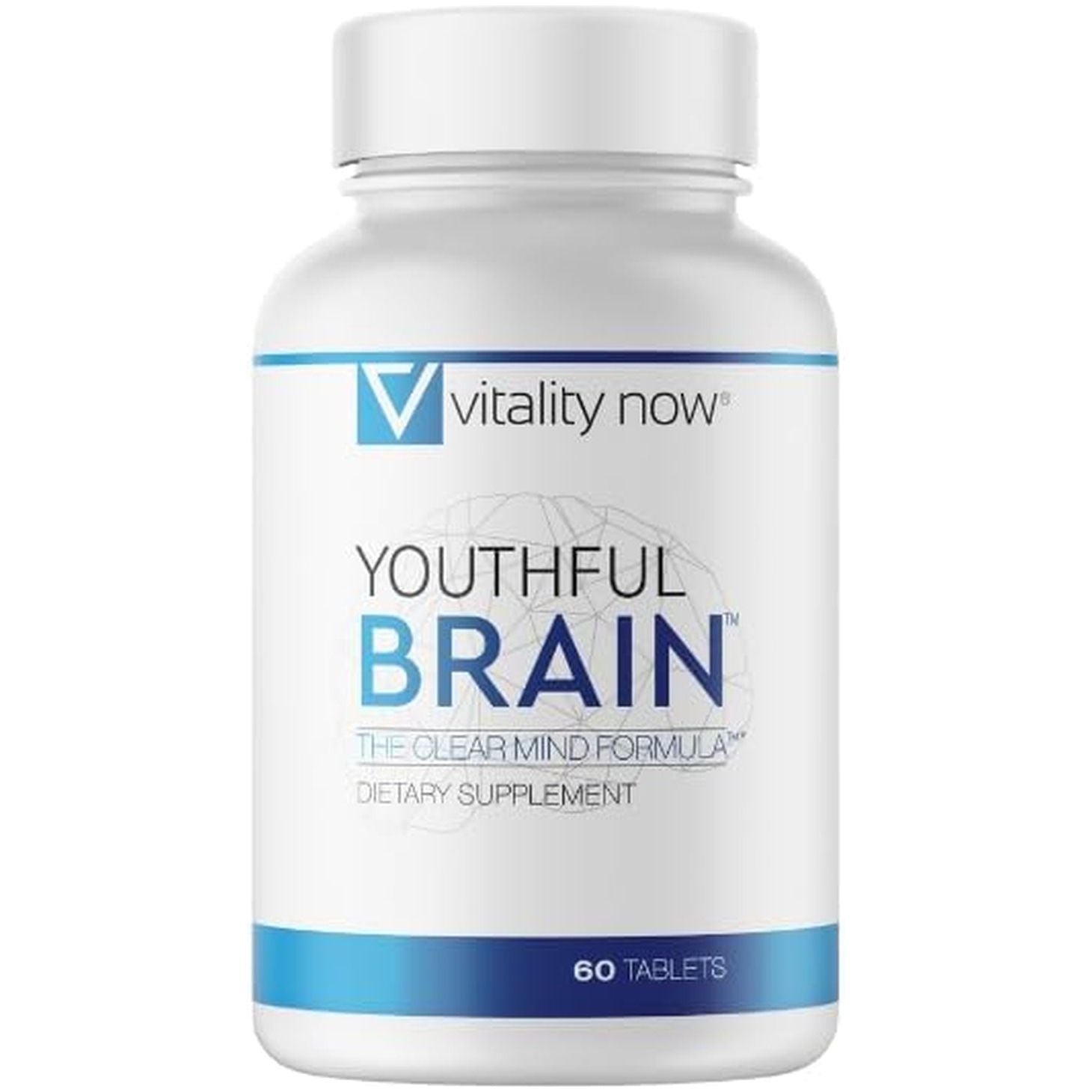 Youthful Brain | Memory & Brain Health Support Supplement - 30-Day Supply (60 Count)