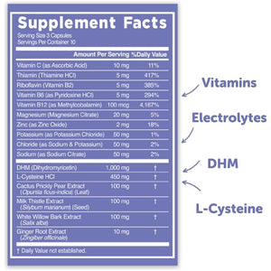 Blowfish Wingman | Feel Better after Drinking with DHM, L-Cysteine, & Electrolytes | Pre-Alcohol Liver Support & Hydration.