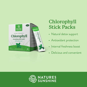 Nature'S Sunshine Chlorophyll Stick Packs: Supercharge Your Detox and Boost Gut Health in Convenient Delicious Stick Packs