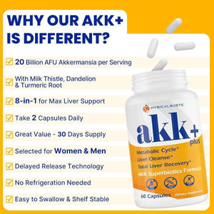 Akk+ Superbiotics Liver Detox - 60 Servings.