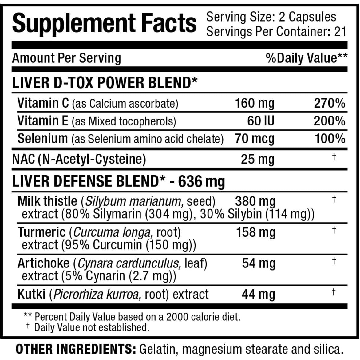 ALLMAX Liver D - Tox™, Ultimate Liver Protection, 42 Capsules - Suppviv