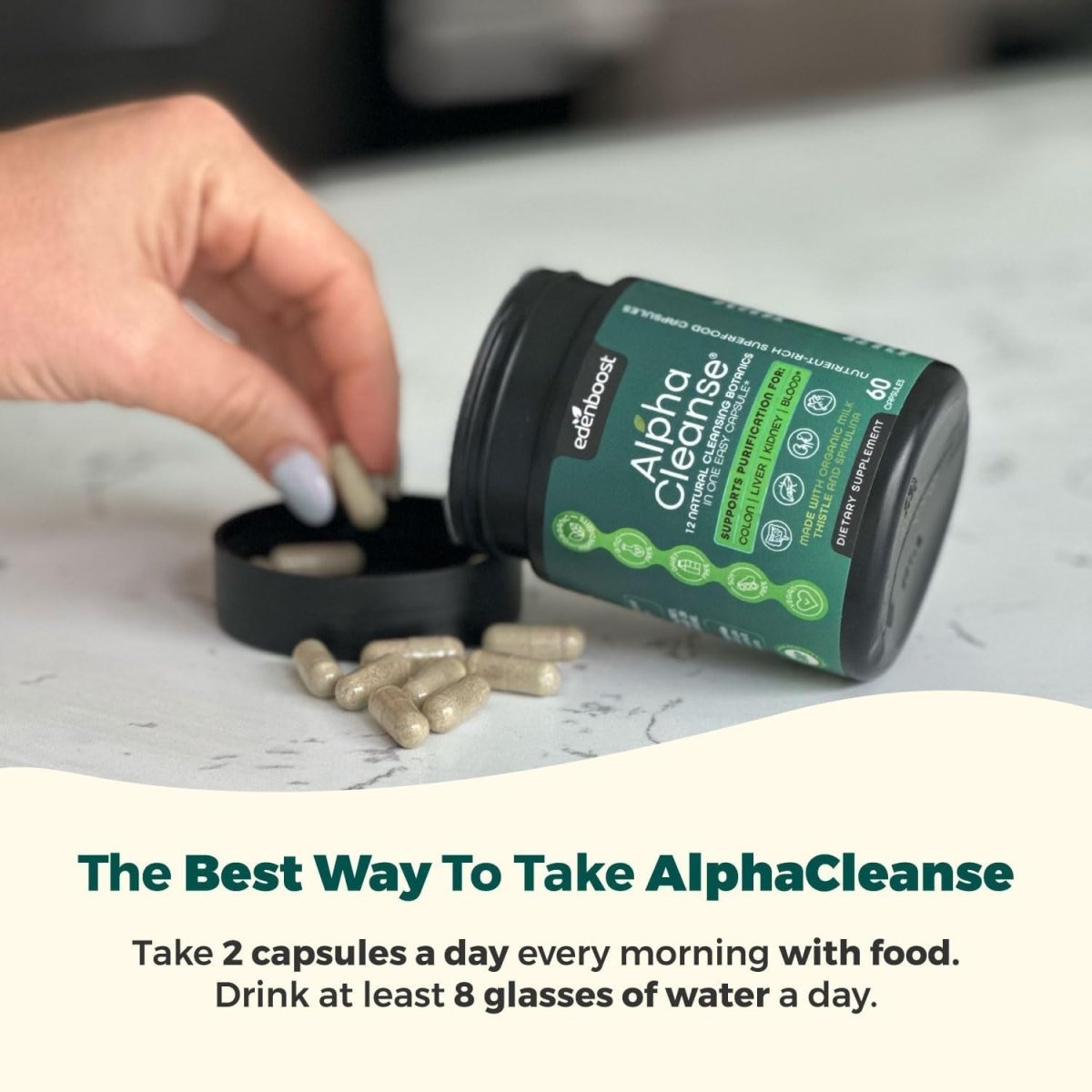 Alphacleanse | Liver Health and Detox Blend Formulated for Detox Support, Liver, Digestive Health. - Suppviv