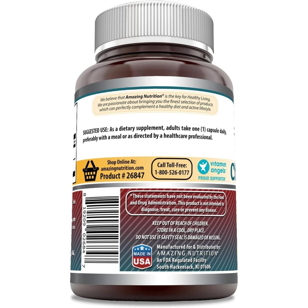 Amazing Formulas Choline & Inositol Supplement | 500 Mg per Serving | (1 Pack, 100 Count) - Suppviv