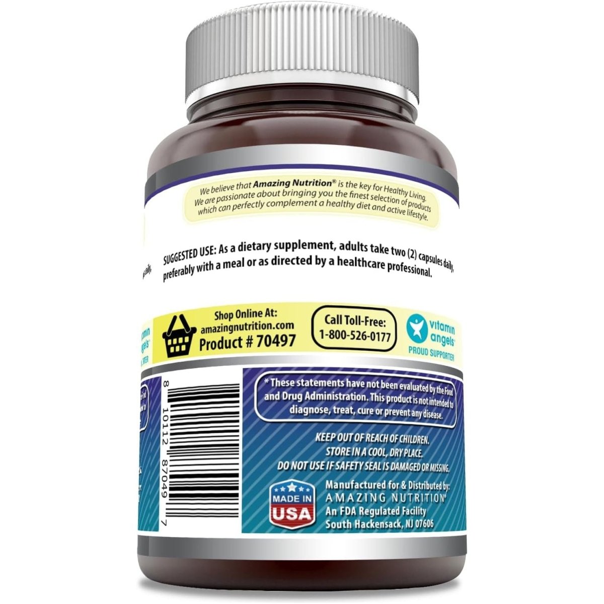 Amazing Formulas Citicoline Supplement | 1000 Mg per Serving | 120 Capsules - Suppviv