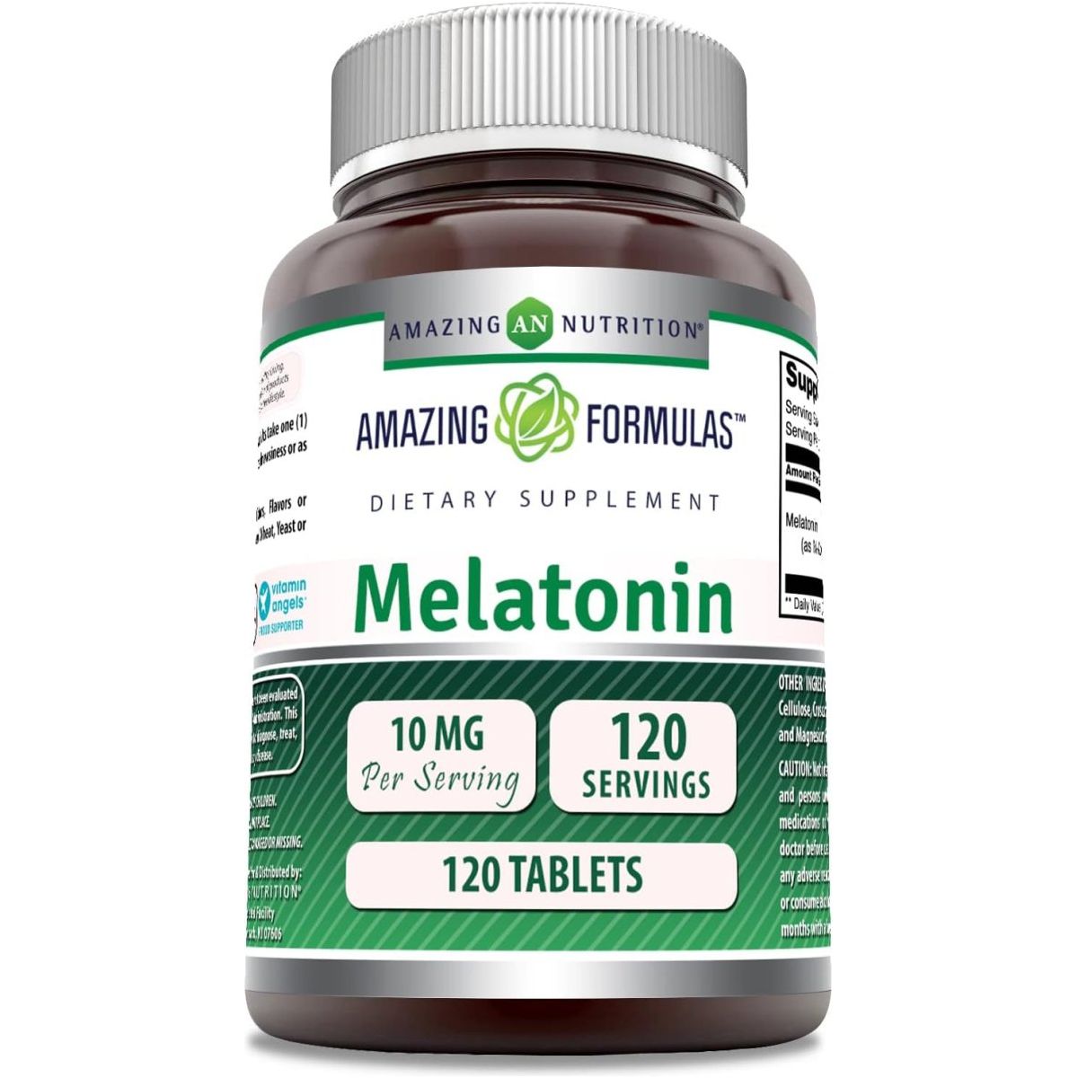 Amazing Formulas Melatonin Supplement | 10 Mg | 120 Tablets - Suppviv