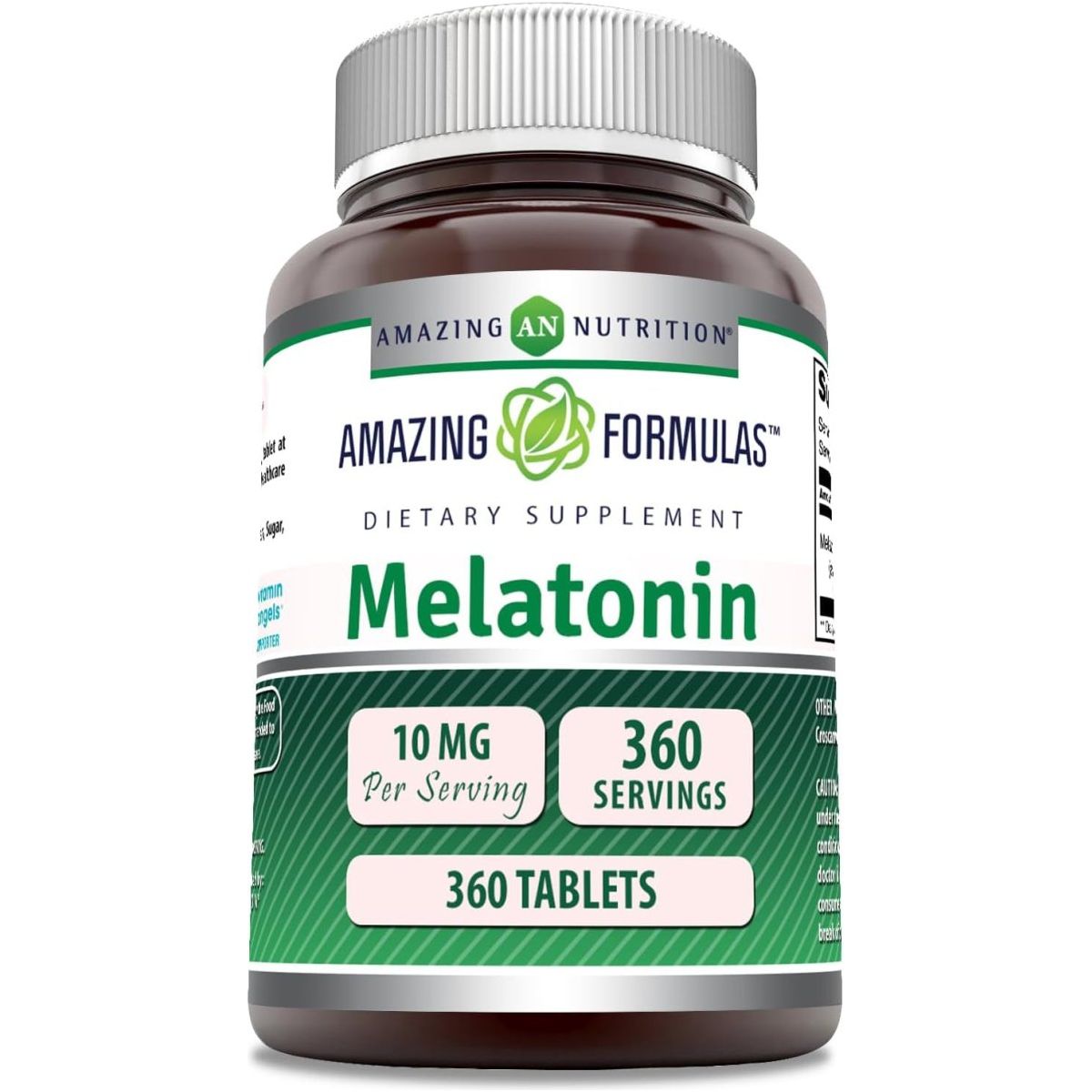 Amazing Formulas Melatonin Supplement 10 Mg 360 Tablets - Suppviv