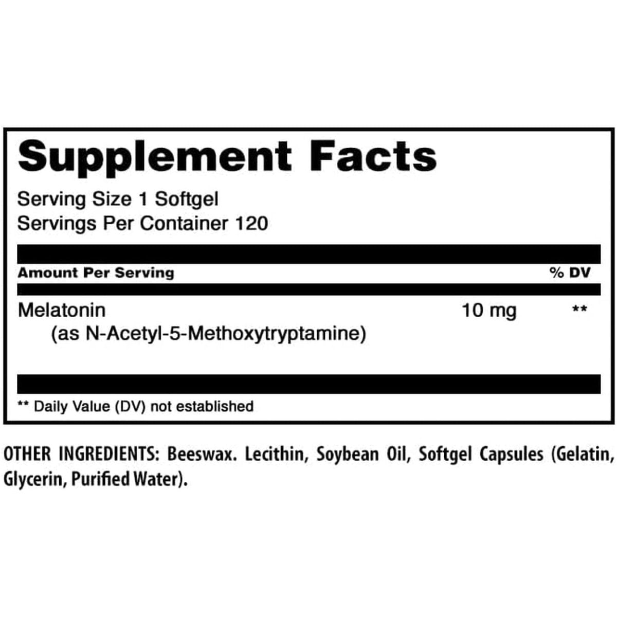 Amazing Formulas Melatonin Supplement - 120 Softgels - Suppviv