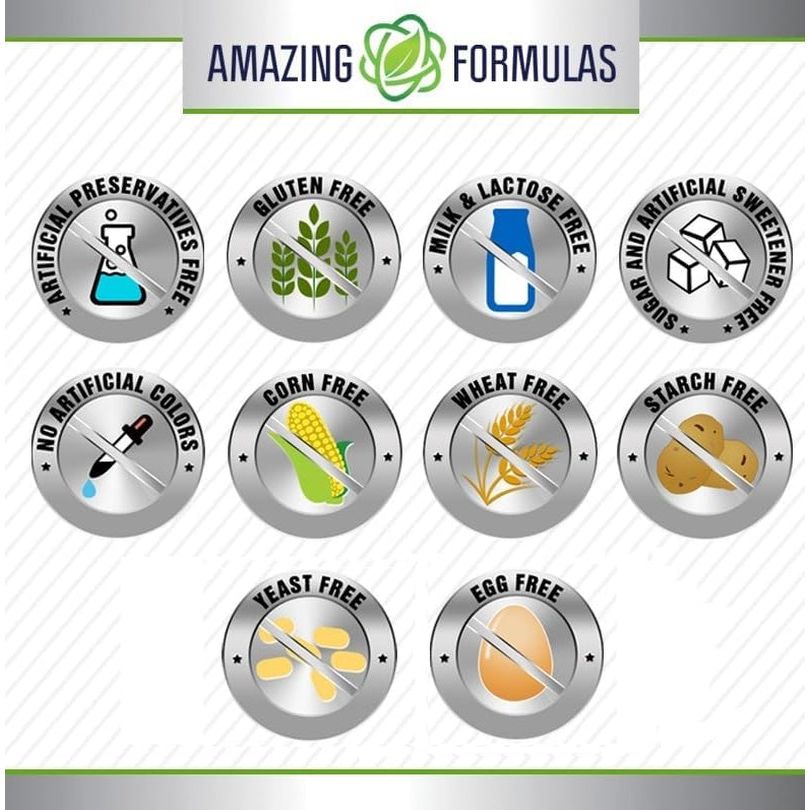 Amazing Formulas Melatonin Supplement - 120 Softgels - Suppviv