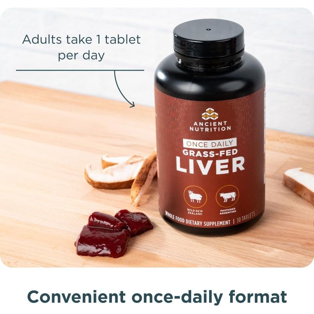 Ancient Nutrition Organ Supplements, Supports Healthy Blood, Gut, and Liver, 30 Ct - Suppviv