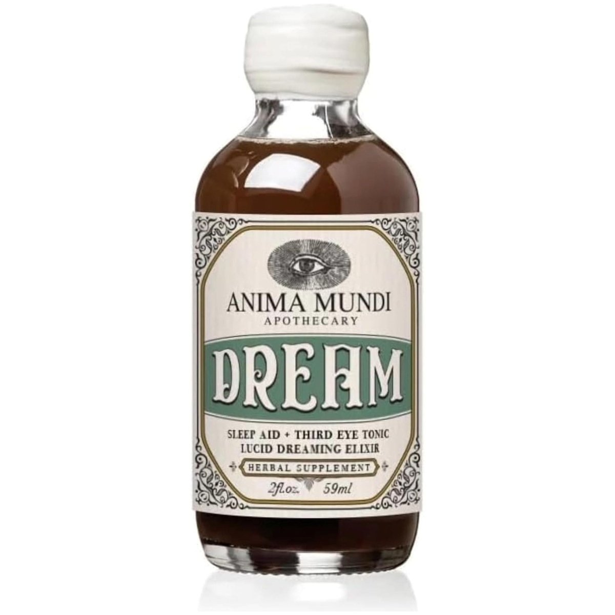 Anima Mundi Lucid Dream Elixir - Third Eye Tonic - Relaxing Adaptogenic Drink (2 Oz) - Suppviv