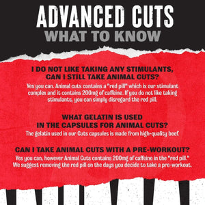 Animal Cuts Thermogenic Fat Burner - Weight Loss Pills for Women and Men 42 Packs - Suppviv