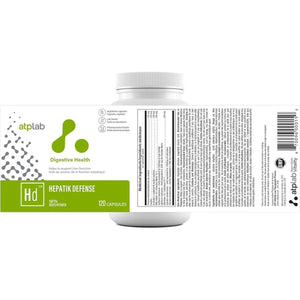 ATP LAB | Hepatik Defense Liver Function & Detoxification Formula 120ct - Suppviv