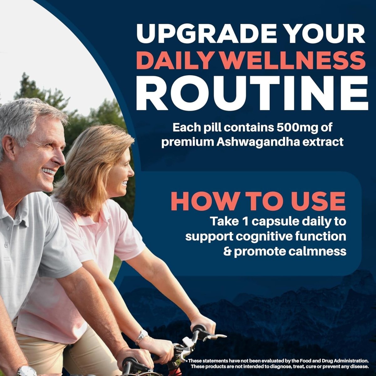 Ayush Herbs Ashwagandha Supplement, 500 Mg Ashwagandha Root Powder Extract 60 Capsules - Suppviv