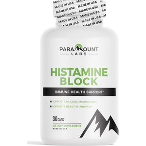 Premium Diamine Oxidase DAO Supplements Histamine Blocker - Made in USA - 30 Count