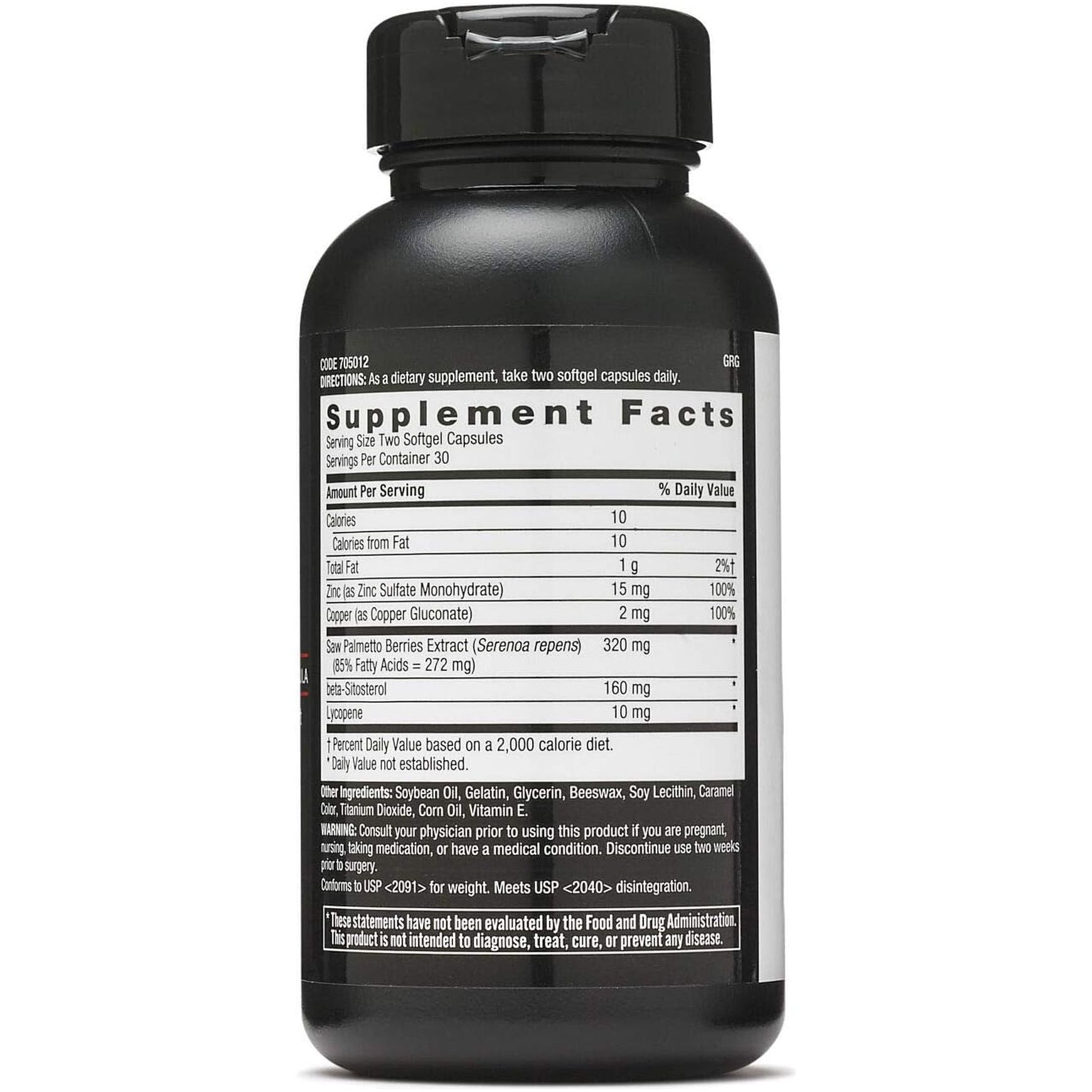 GNC Men'S Prostate Formula, 60 Softgels, Supports Normal Reproductive Function