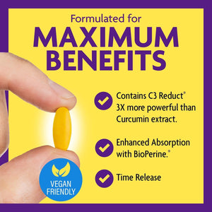 Innovixlabs Turmeric Curcumin with Black Pepper Extract - Time Release Turmeric Supplement - 100 Ct