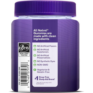 Natrol Melatoninmax Sleep Gummies for Adults Blueberry Flavor 80 Count