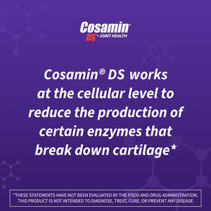 Nutramax Cosamin® DS Joint Health Supplement with Glucosamine & Chondroitin for Joint Health, 180 Capsules