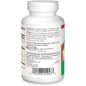 Source Naturals Attentive Child - Healthy Cognitive Nutrients for Active Children 120 Tablets