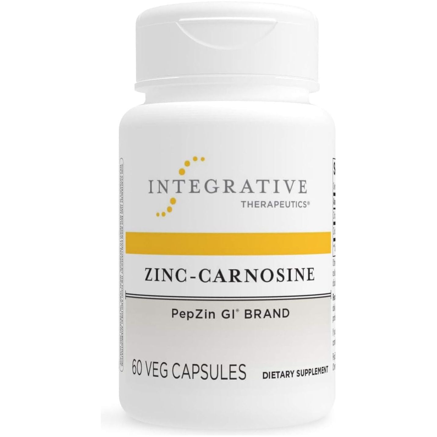 Integrative Therapeutics Zinc-Carnosine - Pepzin GI Brand Supplement - 60 Capsules