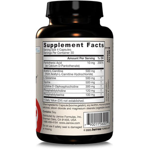 Jarrow Formulas Neuro Optimizer with 7 Neuro-Nutrient Ingredients for Brain Health and Antioxidant Support, 120 Capsules