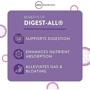 MRM Nutrition Digest-All ® | Digestive Enzymes | Improved Digestion and Absorption | 50 Servings