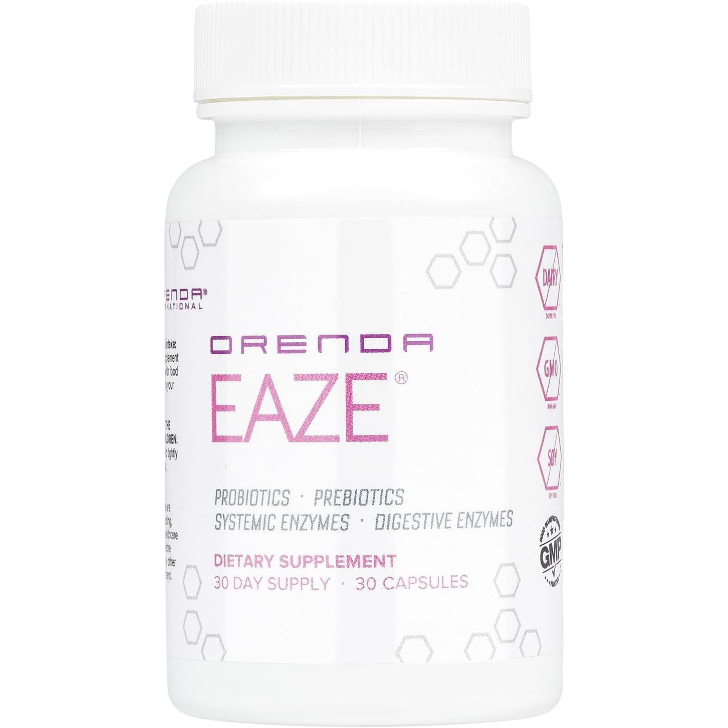 Orenda Eaze®: Gut Wellness Capsules | 6-In-1 Digestive Support - Elevate Your Gut Health Today - 30 Capsules