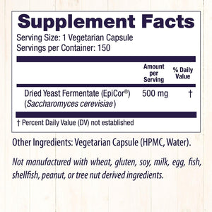 Healthy Origins Epicor (Immune Protection), 500 Mg - Plant-Based Immune Support Capsules - 150 Veggie Caps