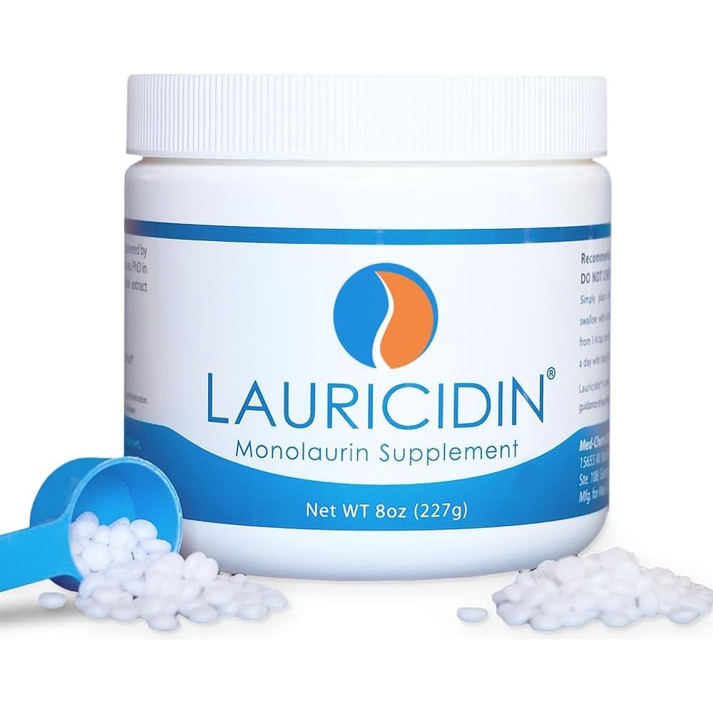 Lauricidin- the Original Monolaurin Supplement- 3000Mg per Serving- 227G per Jar (Essential Immune Support and Gut Health)