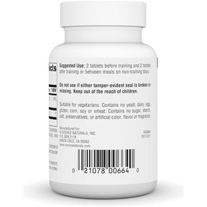 Source Naturals Gamma Oryzanol, Athletic Series Dietary Supplement, 30 MG - 250 Tablets
