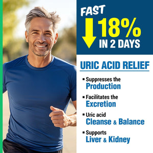 LABO Nutrition Uricrestore - Uric Acid Cleanse & Support, Joint Discomfort Relief, 2 Months Supply