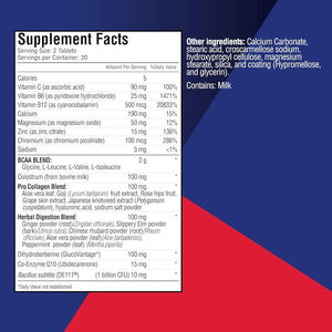 GLP-1 Companion, Semaglutide Support, Promotes Digestion and Regularity, Boosts Energy Levels, 60 Tablets