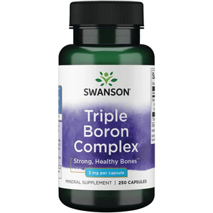 Swanson Triple Boron Complex - Natural Bone Health '&' Joint Support - (250 Capsules)