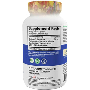 Feel Good Superfoods Berberine Phytosome, 120 Vegan Capsules