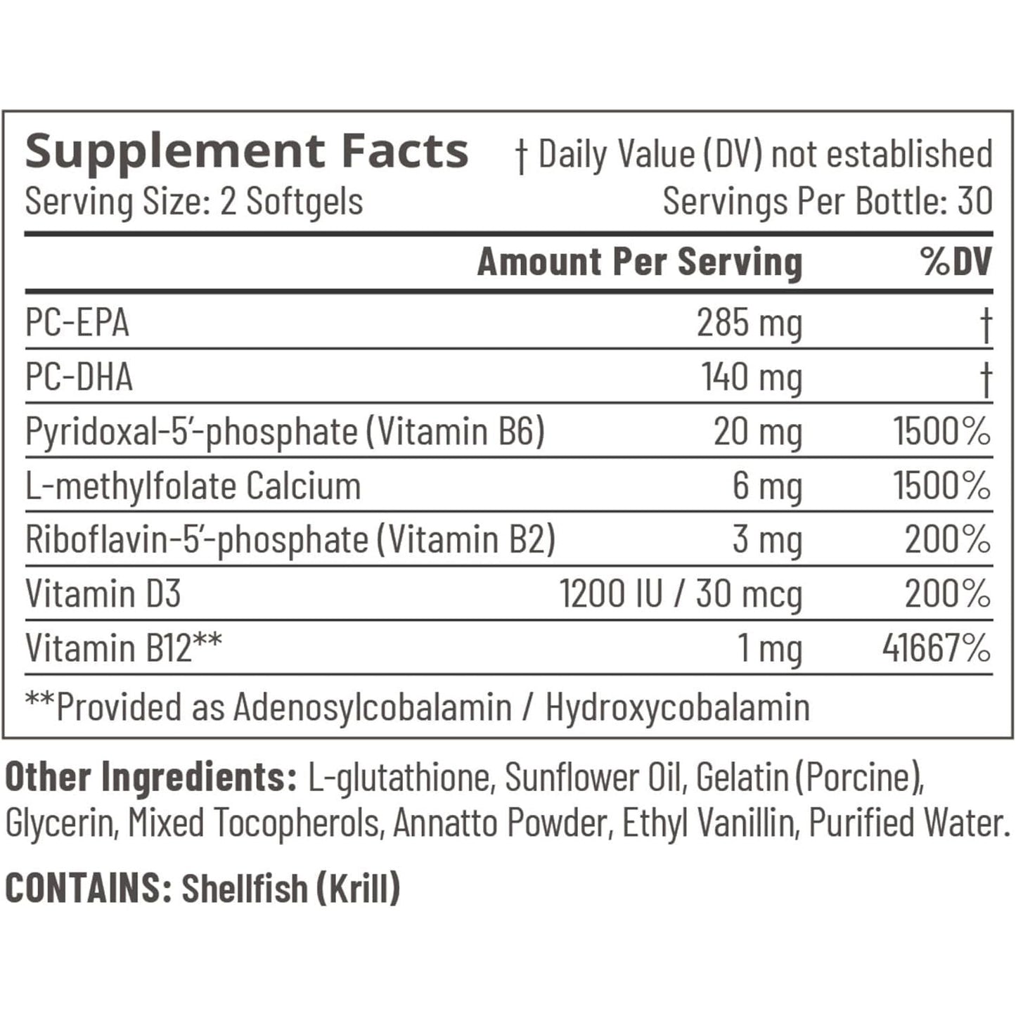 Accentrate110® - Focus Brain Supplement - Promotes Cognitive Function and Mental Clarity (60 Softgels)