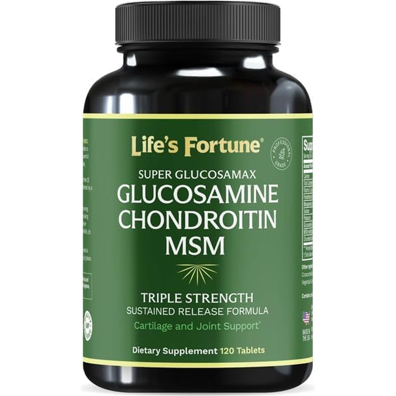 Life'S Fortune Triple Strength Glucosamax for Joint Comfort & Mobility, 120 Tab