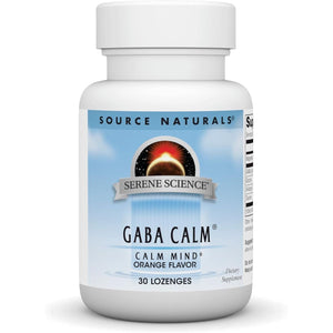 Source Naturals Serene Science GABA, 125 Mg, Orange Flavored* - 30 Tablets