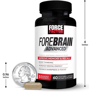 FORCE FACTOR Forebrain Advanced Brain Booster 60 Capsules