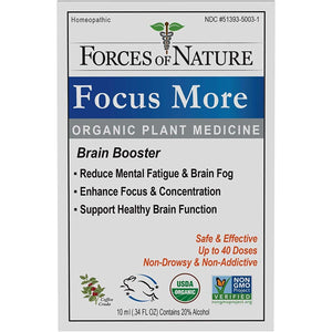 Forces of Nature Focus Supplement, Helps Memory & Concentration 0.34 Fl Oz