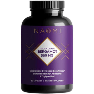 NAOMI Italian Citrus Bergamot 500Mg to Support Healthy Cholesterol & Triglyceride Levels 30-Day Supply