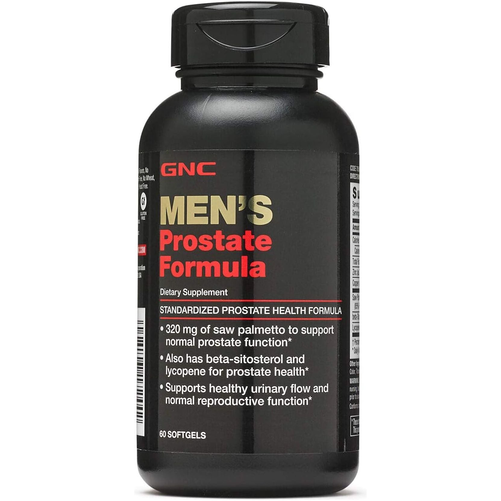 GNC Men'S Prostate Formula, 60 Softgels, Supports Normal Reproductive Function