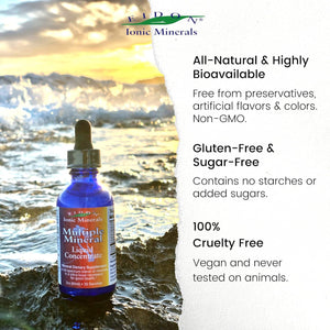 Eidon Ionic Minerals Multiple Minerals Supplement to Support Heart Health and Hydration - 2 Oz