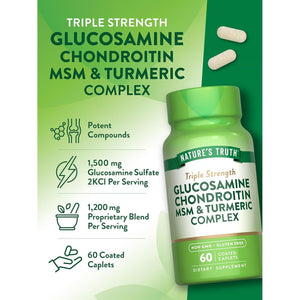 Nature'S Truth Glucosamine Chondroitin MSM Complex | 60 Caplets