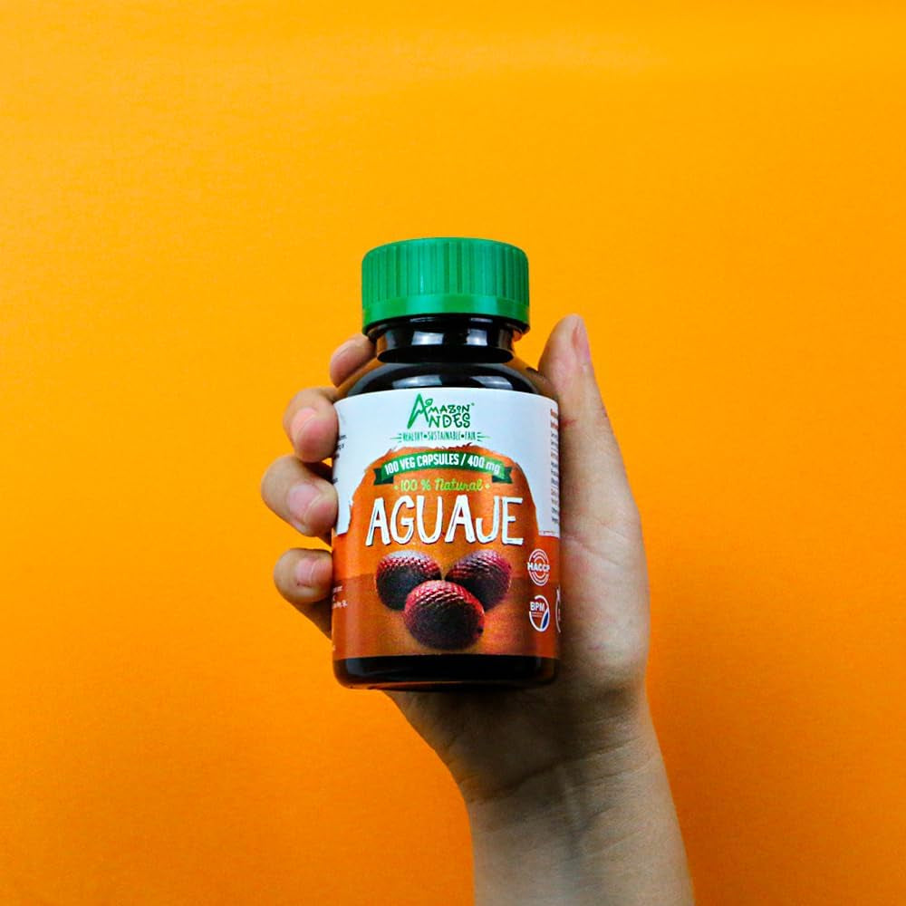 Amazon Andes Aguaje Capsules - Female Health Supporter and Hormone Balancer - 100 Pills (400Mg)