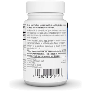 Source Naturals NSK-SD Nattokinase, Systemic Enzyme for Healthy Circulation* 100Mg - 60 Vegan Capsules